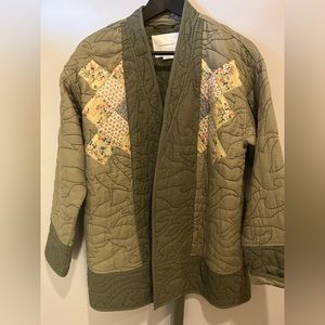 Anthropologie quilted coat/jacket